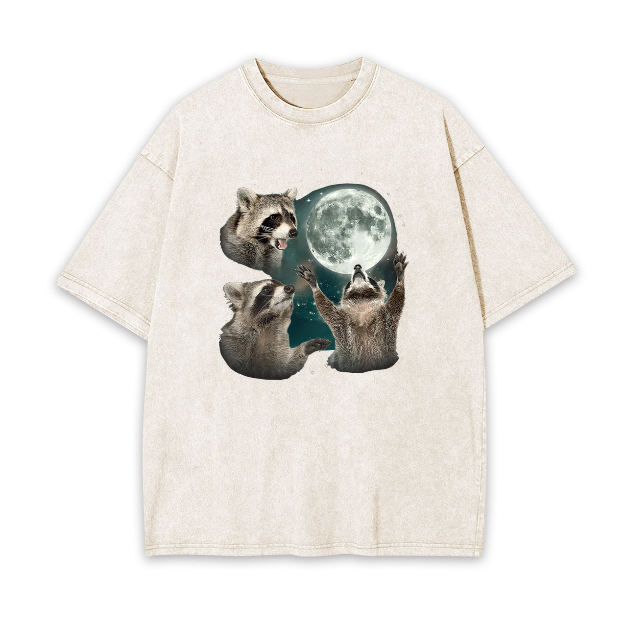 Three Raccoons Garment-dye Tees