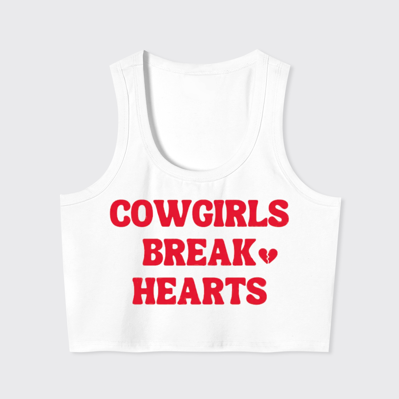 Cowgirls Break Hearts Tank Top
