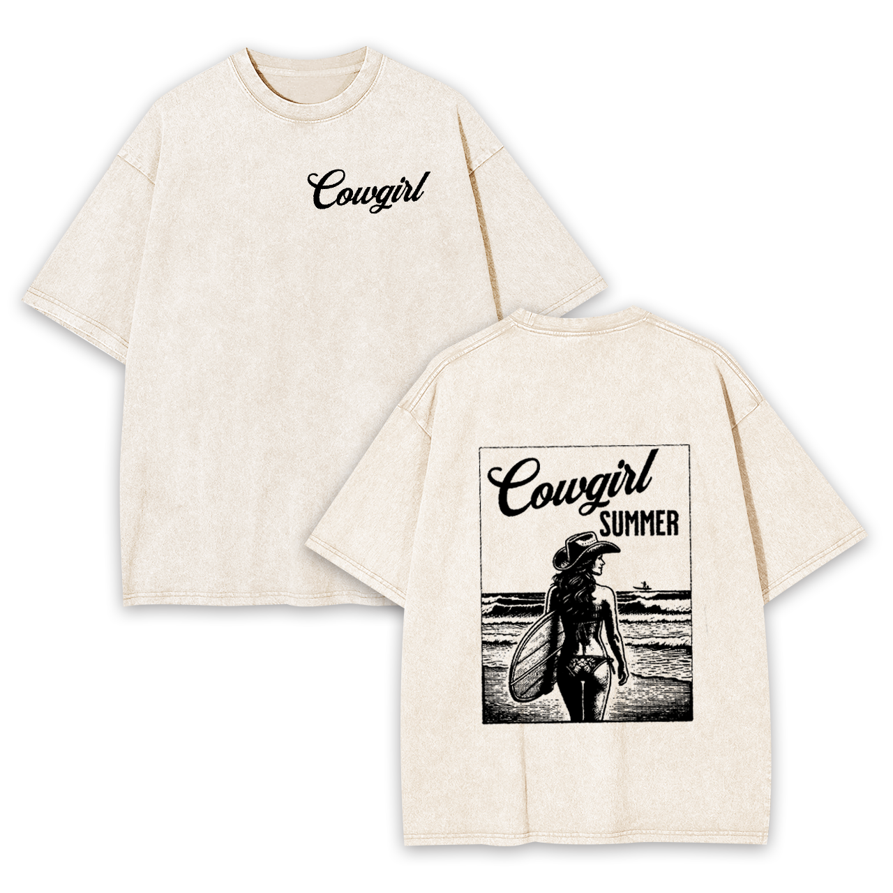 Cowgirl Summer Garment-dye Tees