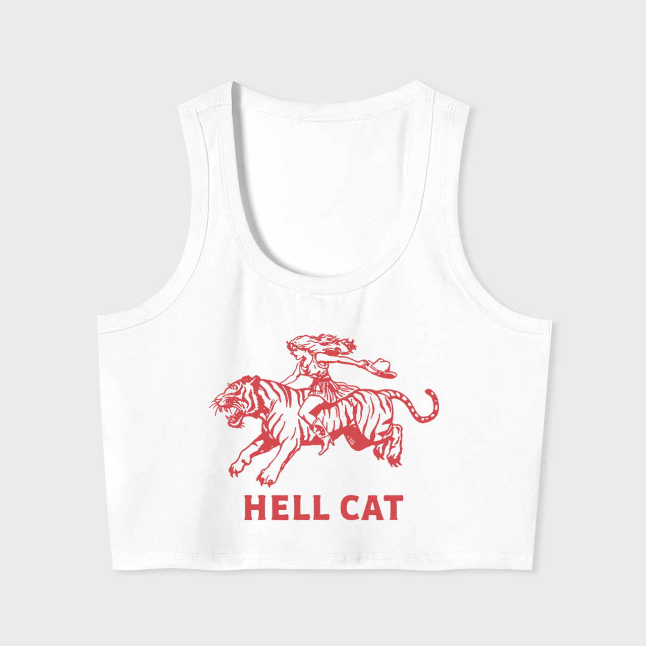 Vintage Cowgirl Hell Cat Tank Top