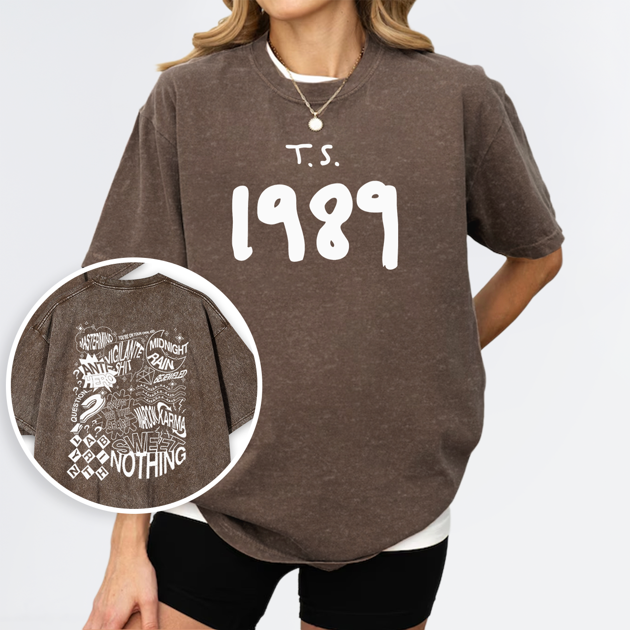 T.S. 1989 Midnight Garment-dye Tees