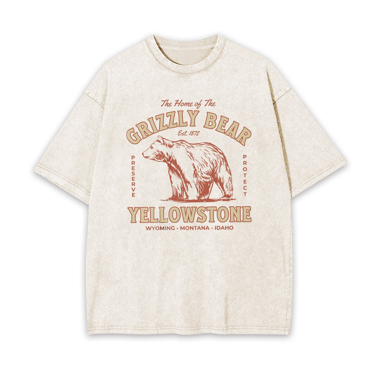 Grizzly Bear Garment-dye Tees