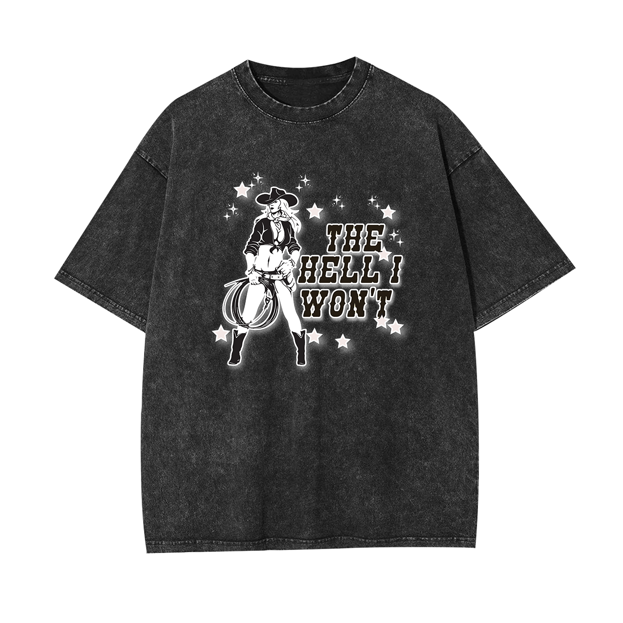 Country Rodeo Long Live Cowgirl Garment-dye Tees