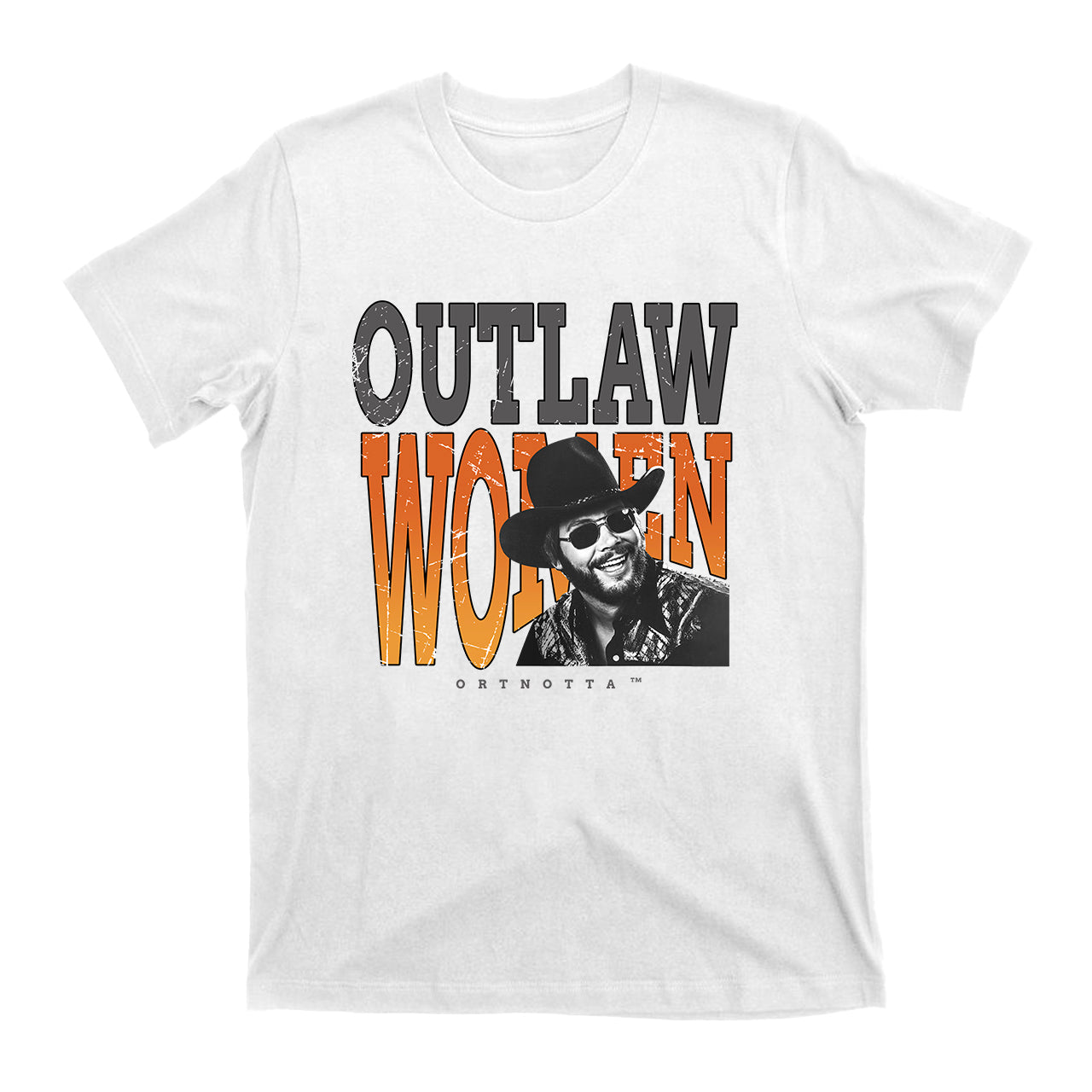 Outlaw Women Hank Western Retro Boho Hippie Shirt