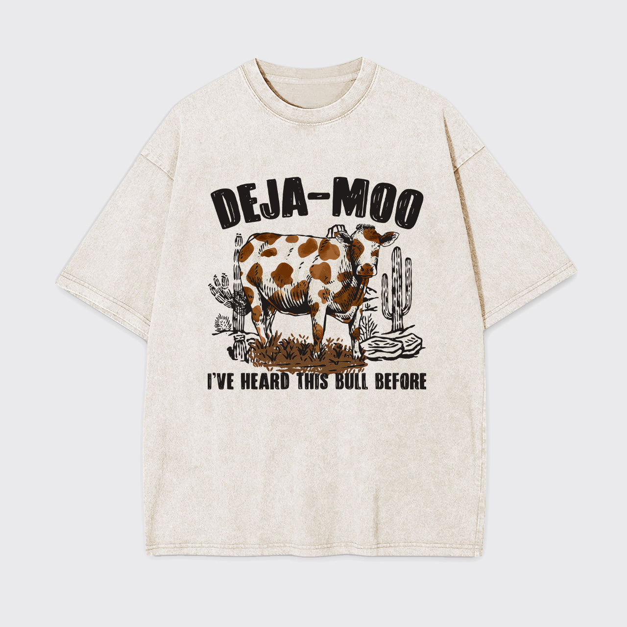 Deja-Moo Garment-dye Tees
