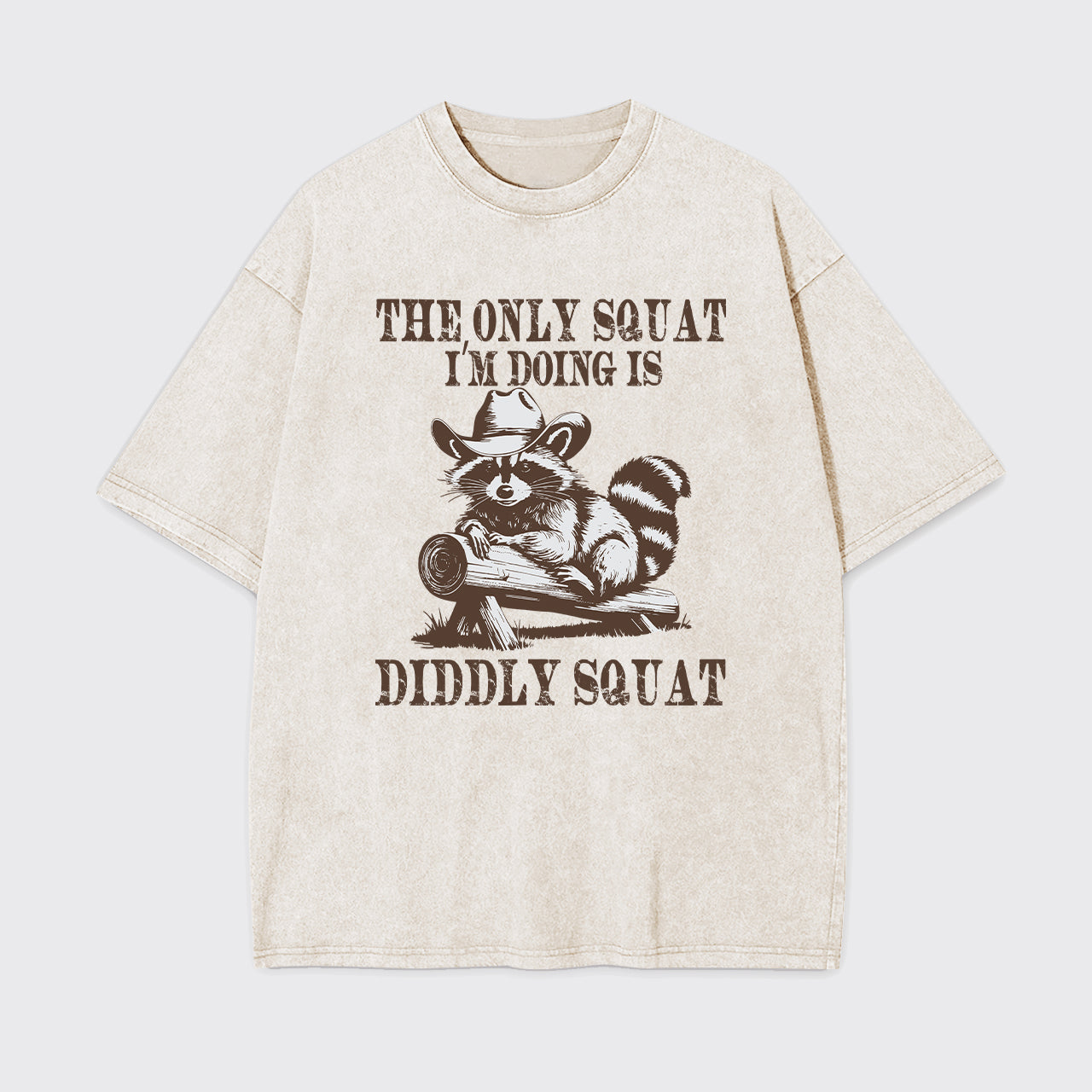 The Only Squat I'm Doing Garment-dye Tees