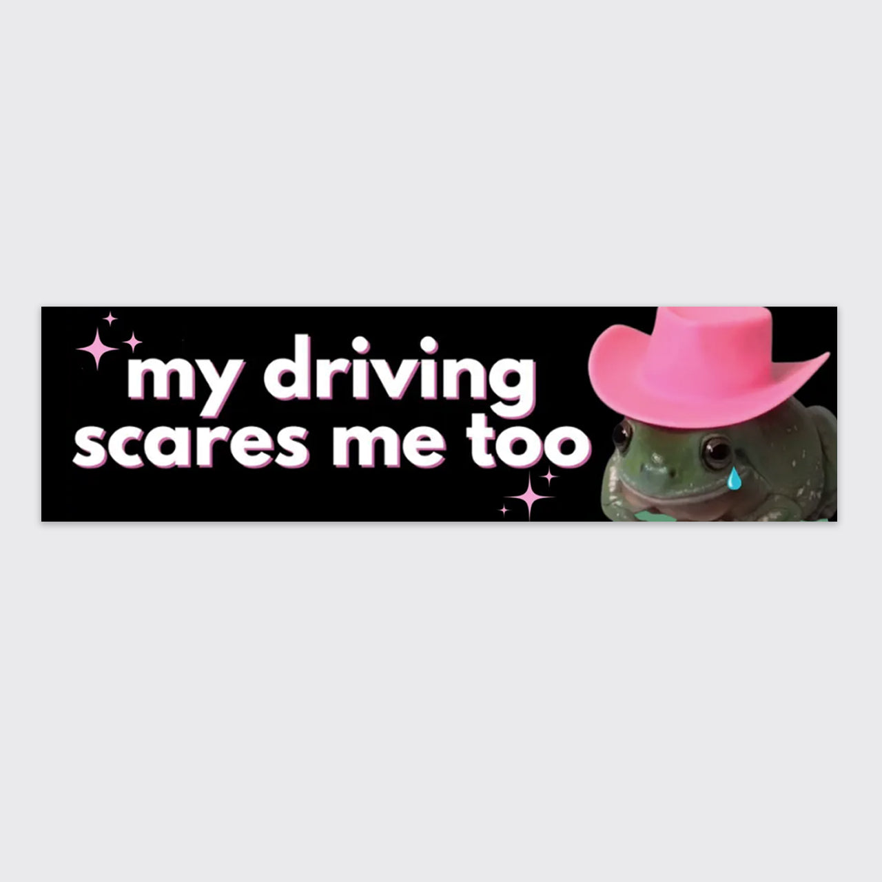 My Driving Scares Me Too Bumper Magnet