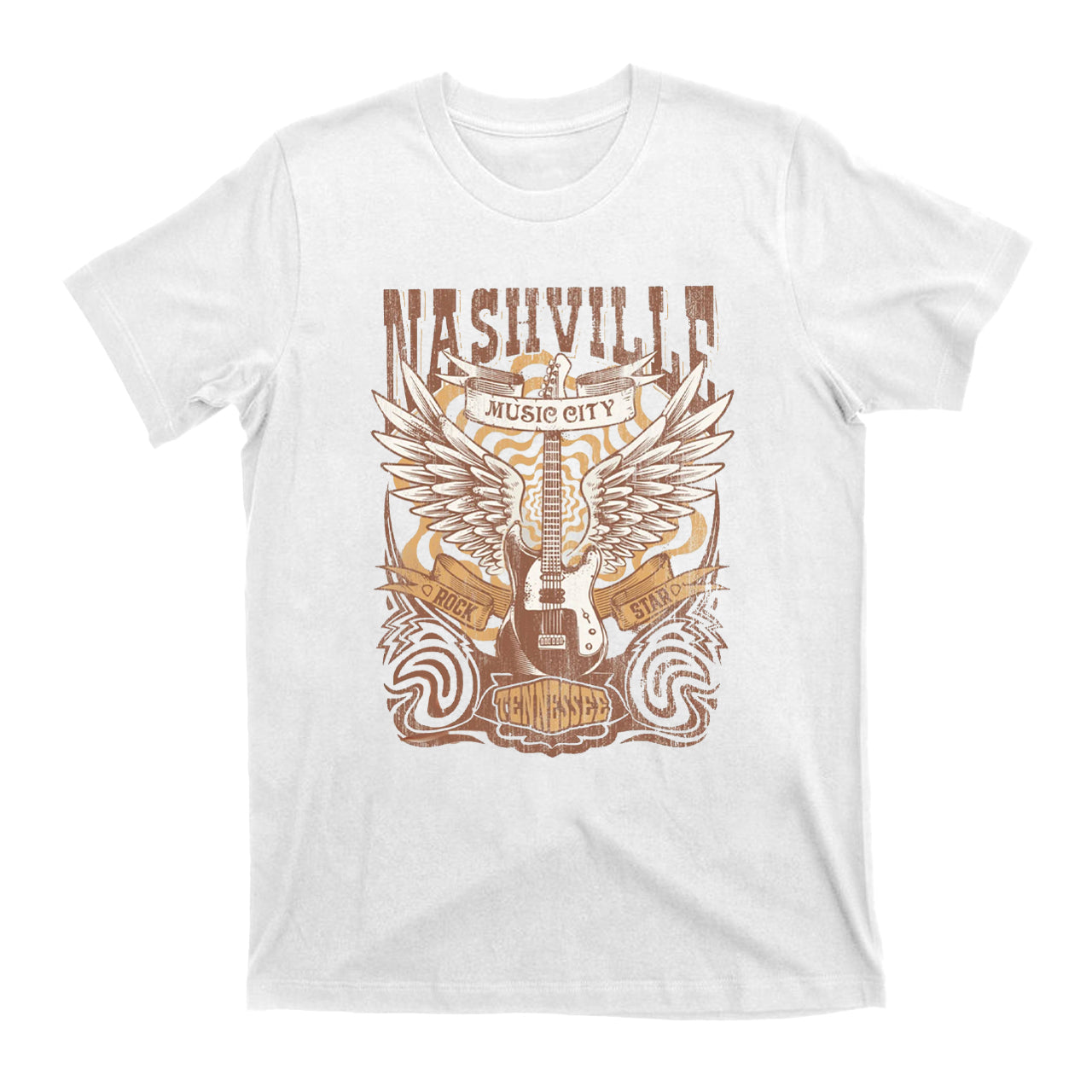 Country Concert Retro Nashville Music City T-Shirts