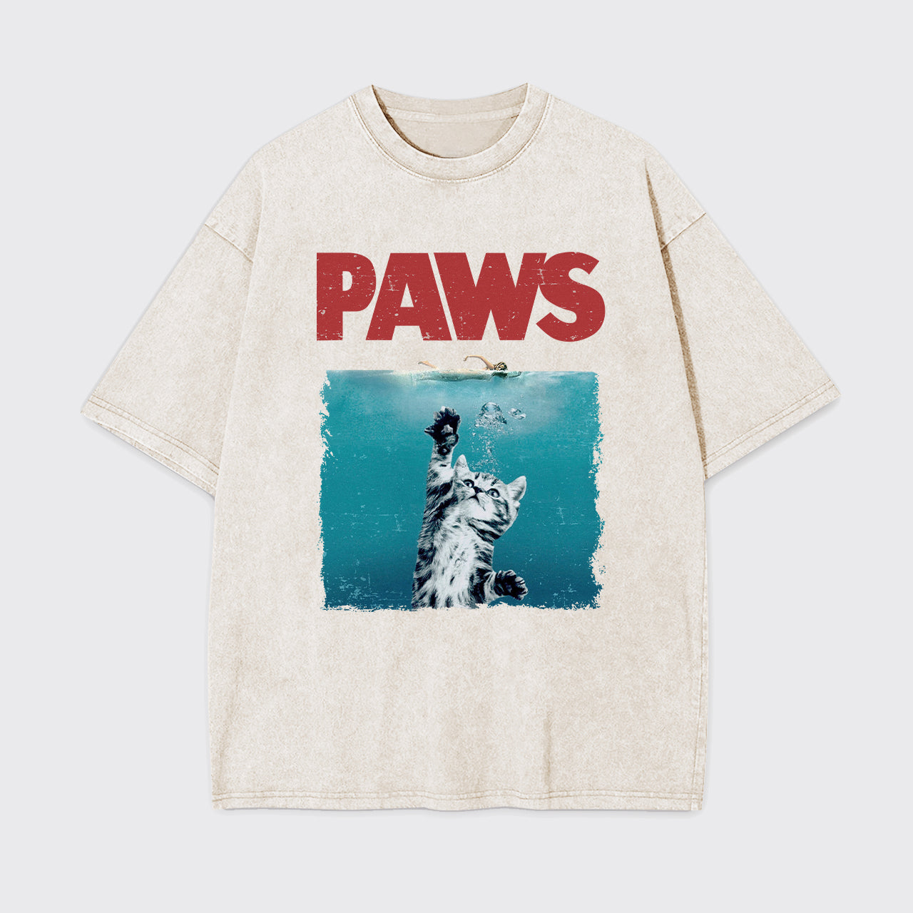 Paws Kitten Jaws Garment-dye Tees