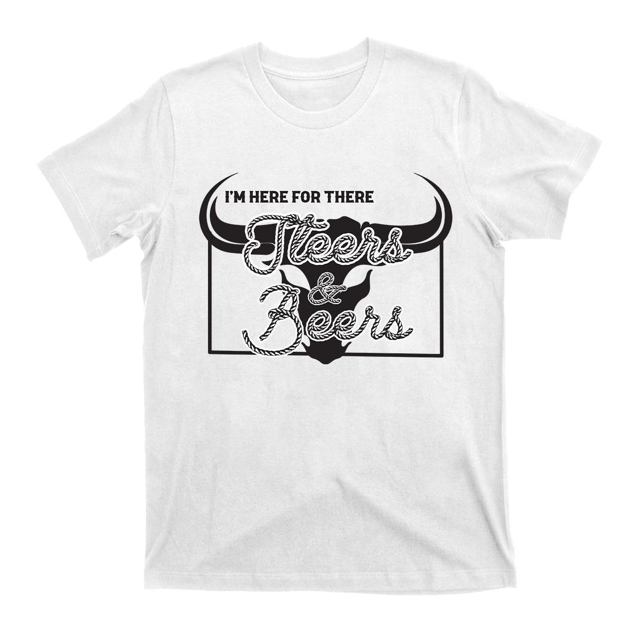 I'm Here For There Vintage Western Cowboy T-Shirt