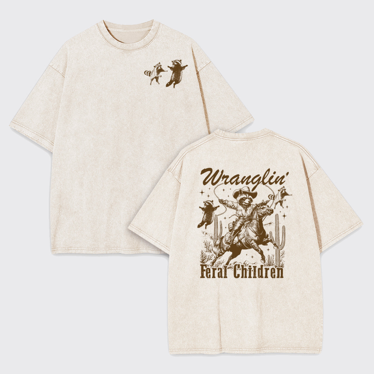 Wrangling Feral Children Garment-dye Tees