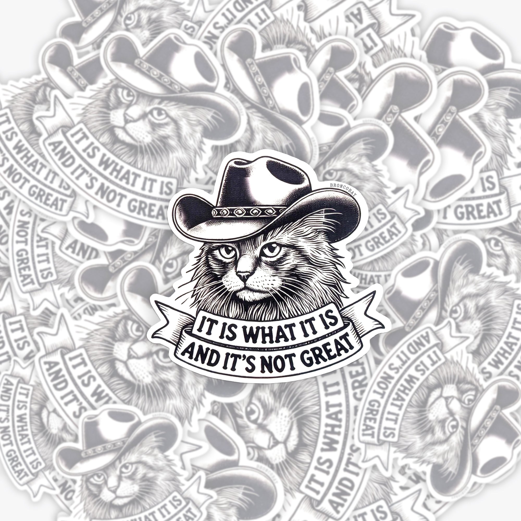 It Is What It Is Funny Sticker