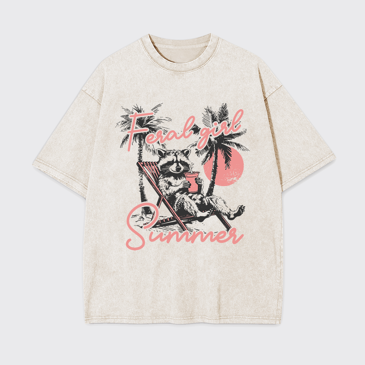 Feral Girl Summer Garment-dye Tees