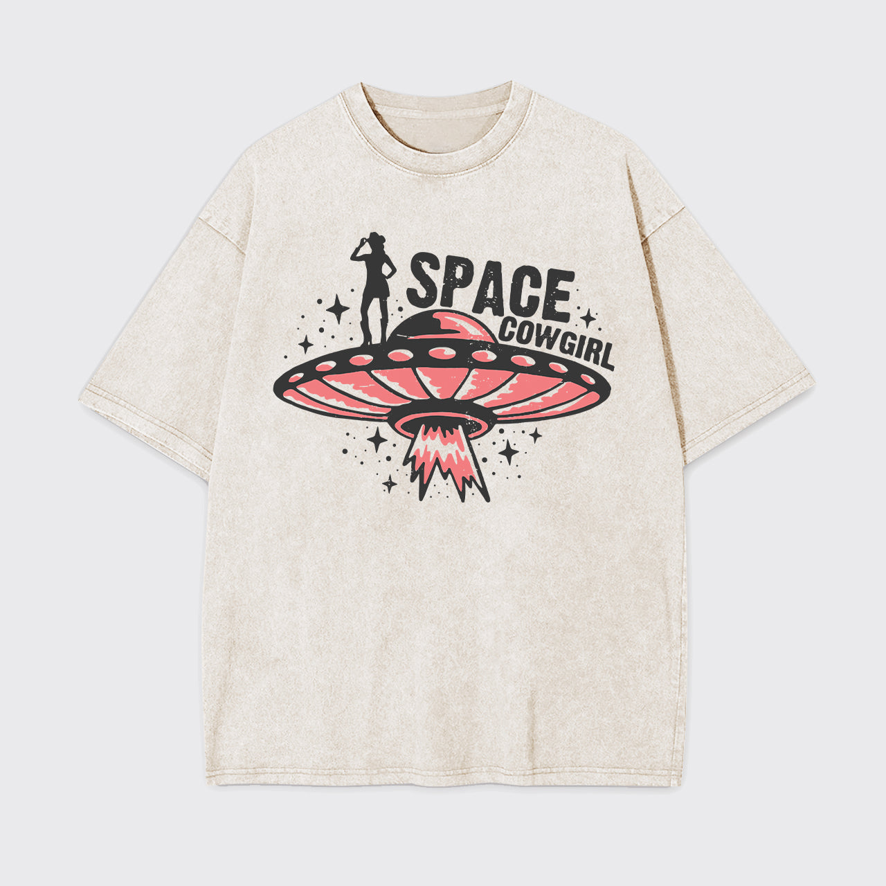 The Cowgirl Is Here To Pick You Up Garment-dye Tees