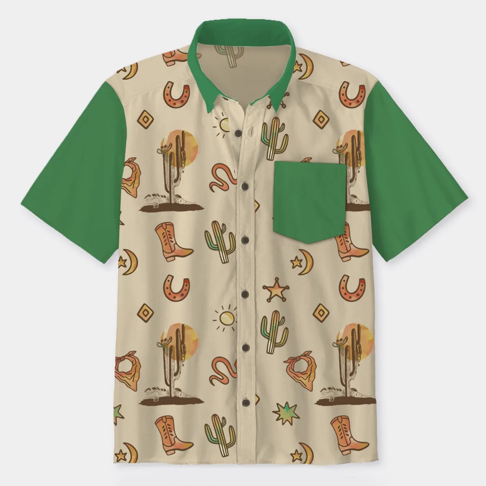 Age Of The Cowboy Button Up Shirts