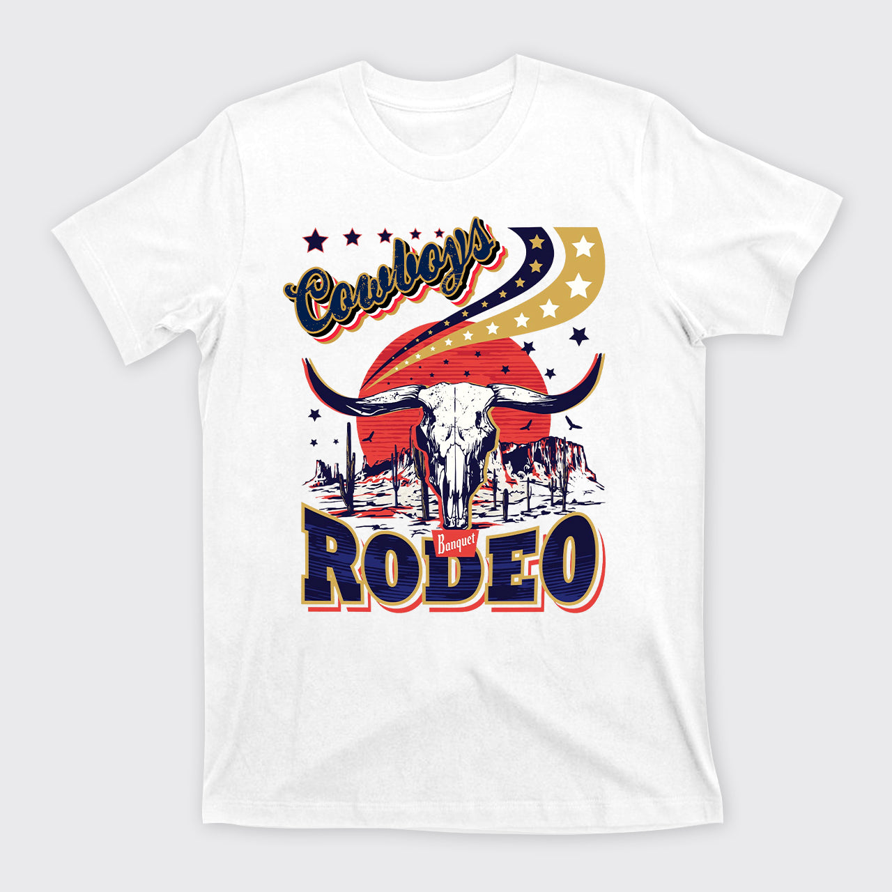 Cowboy Banquet Rodeo Western Country T-Shirts