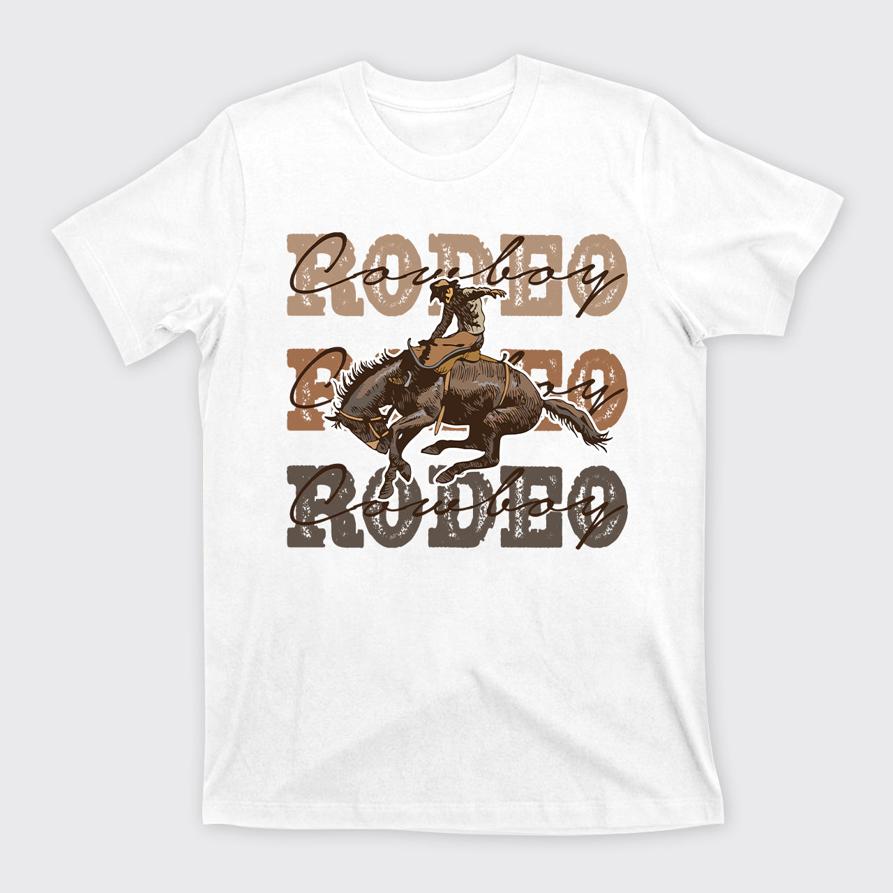 Cowboy Horse Riding Vintage Rodeo T-Shirts