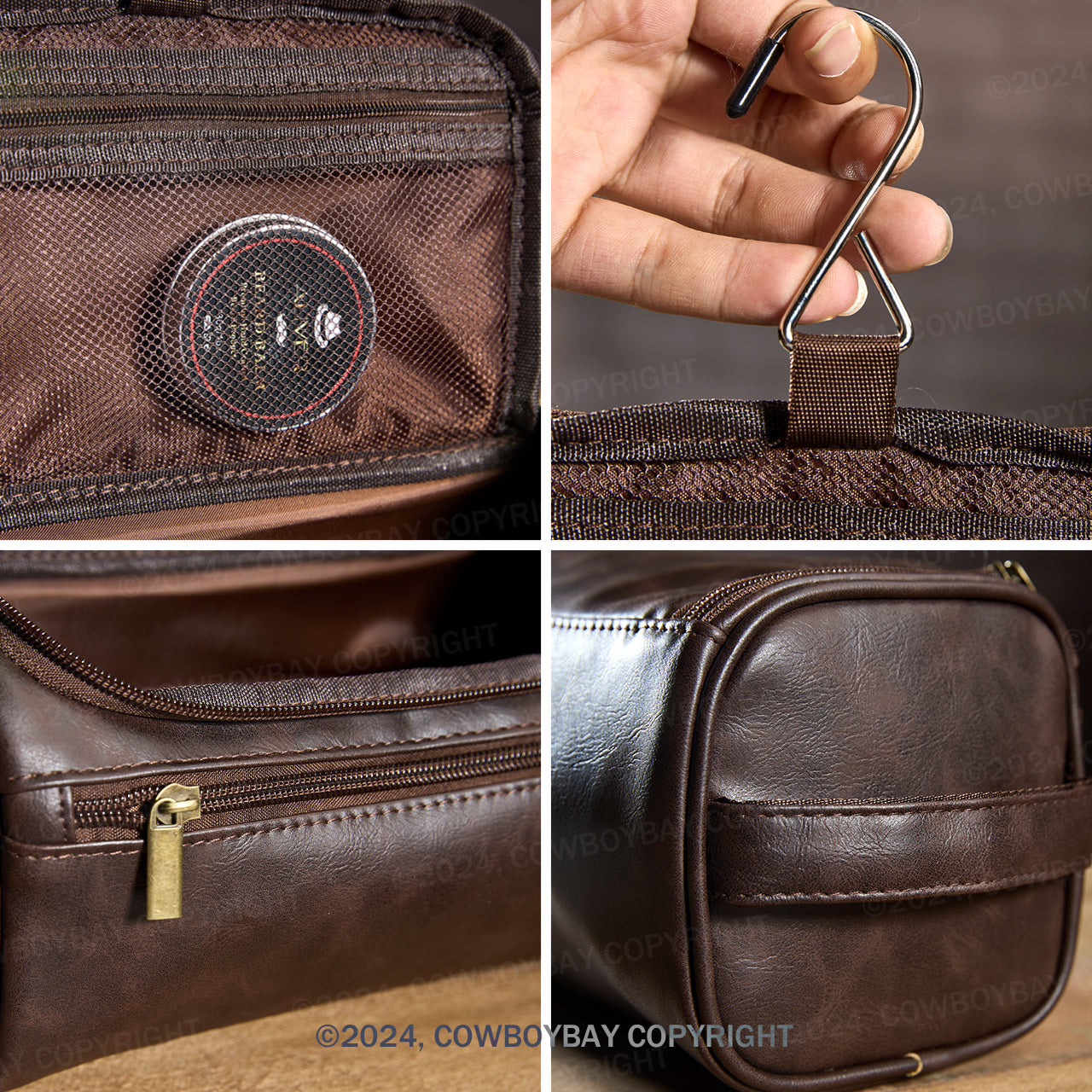 Leather Toiletry Bag