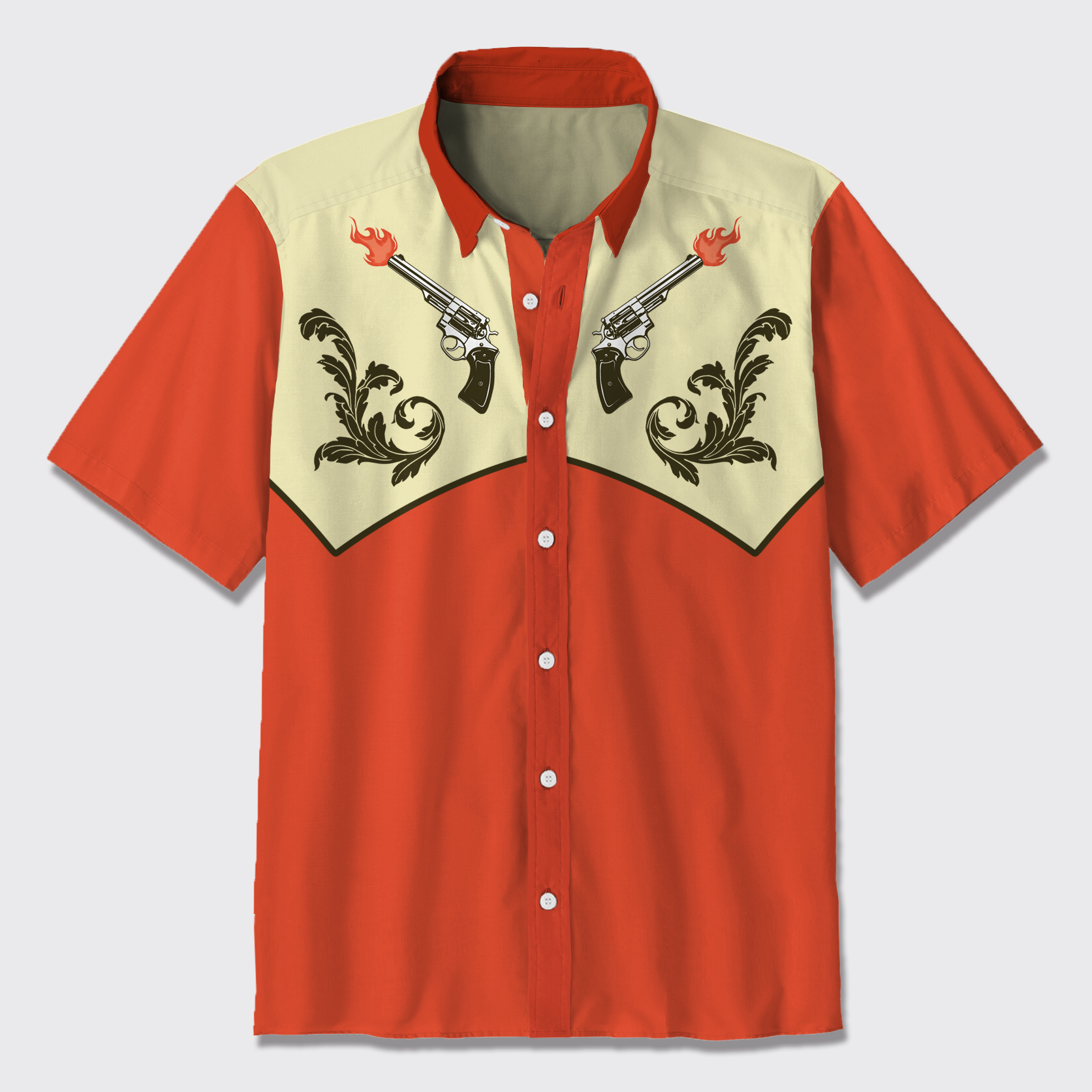 The First Shot Of The Revolver Button Up Shirts