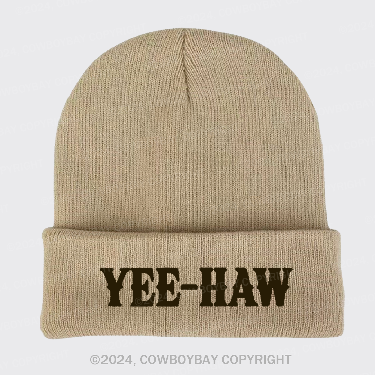 YEE-HAW Embroidered Knitted Beanie