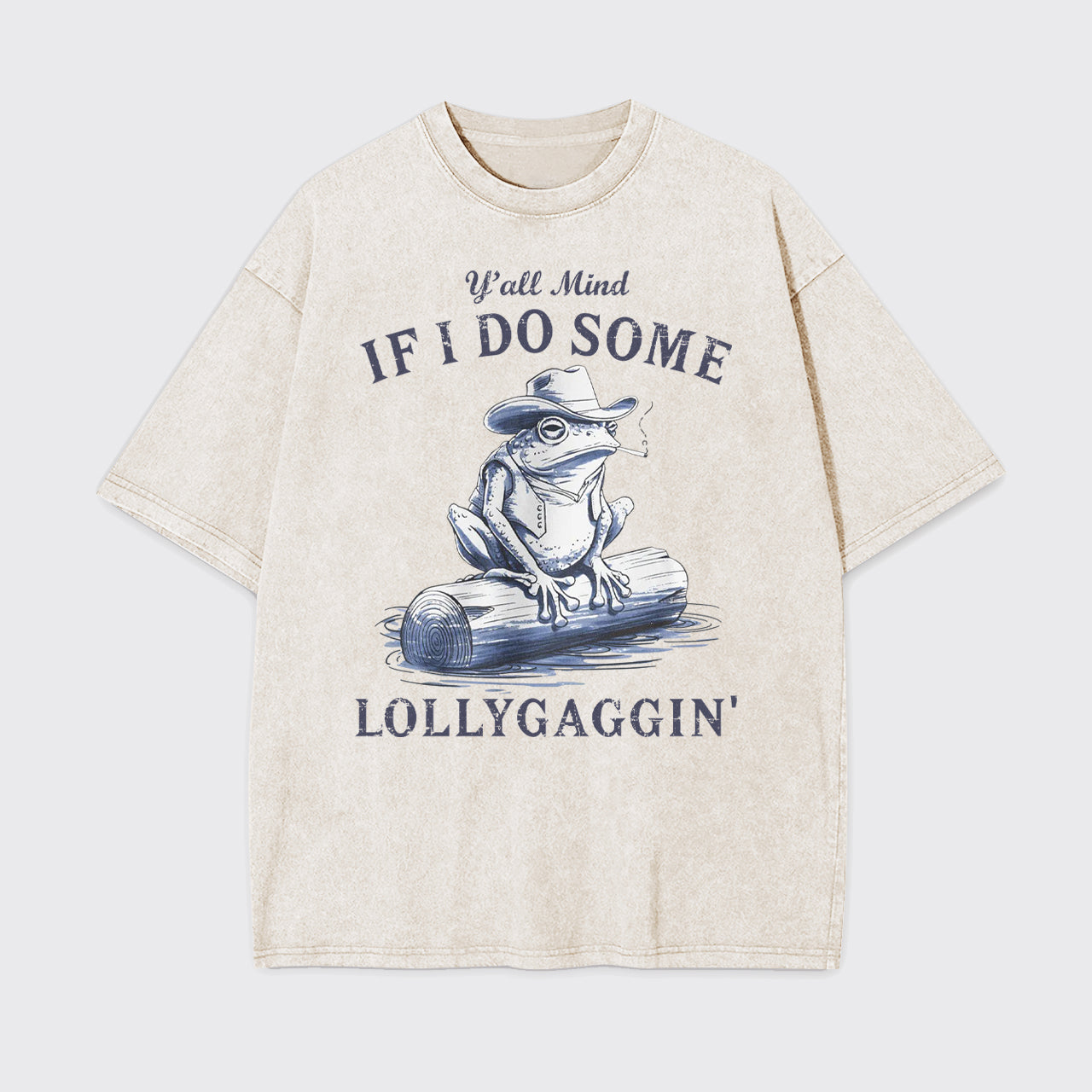 Vintage Cowboy Frog Garment-dye Tees