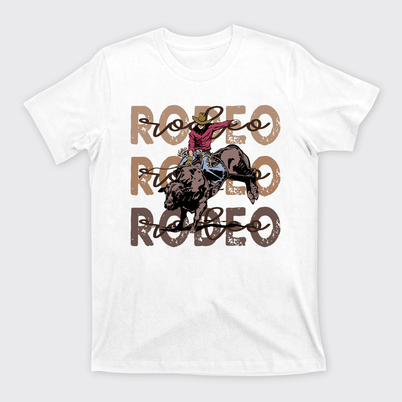 Retro Rodeo Western Cowboy T-Shirts