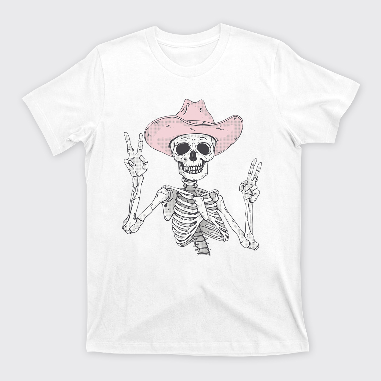 The Pink Skull Is Halloween T-Shirts