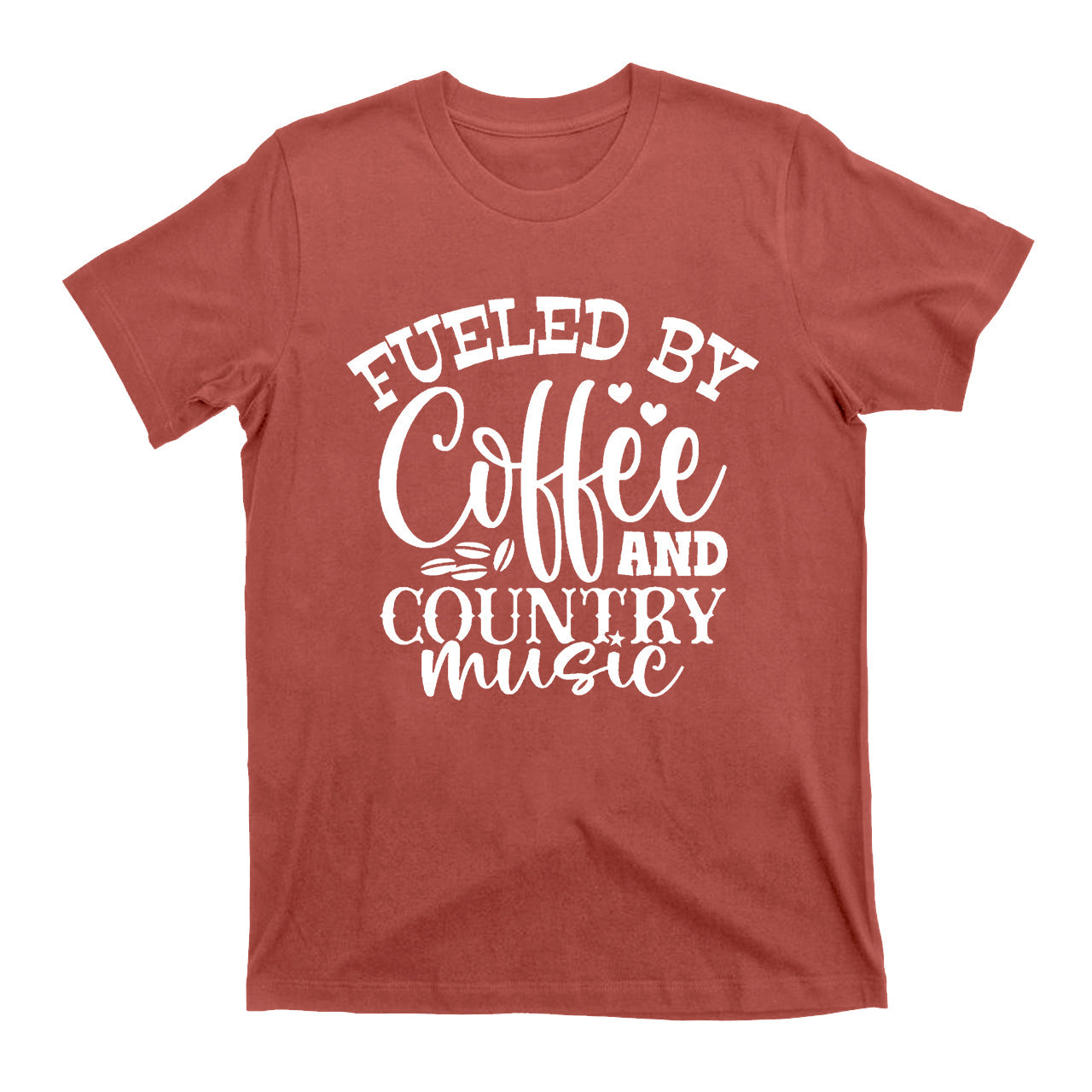 Fueled By Coffee And Country Music Cowboy T-Shirts