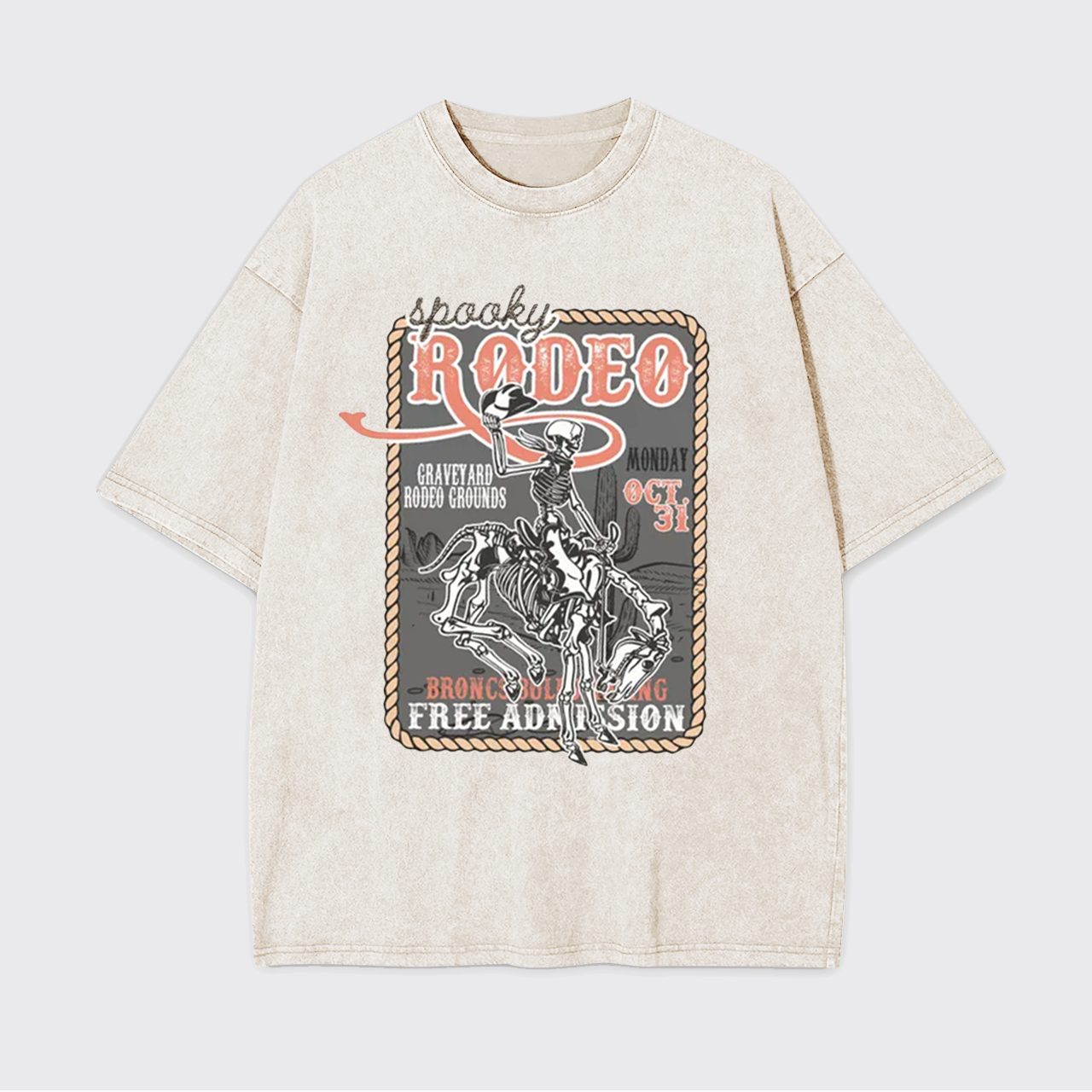 Halloween Trick or Treat Spooky Garment-dye Tees