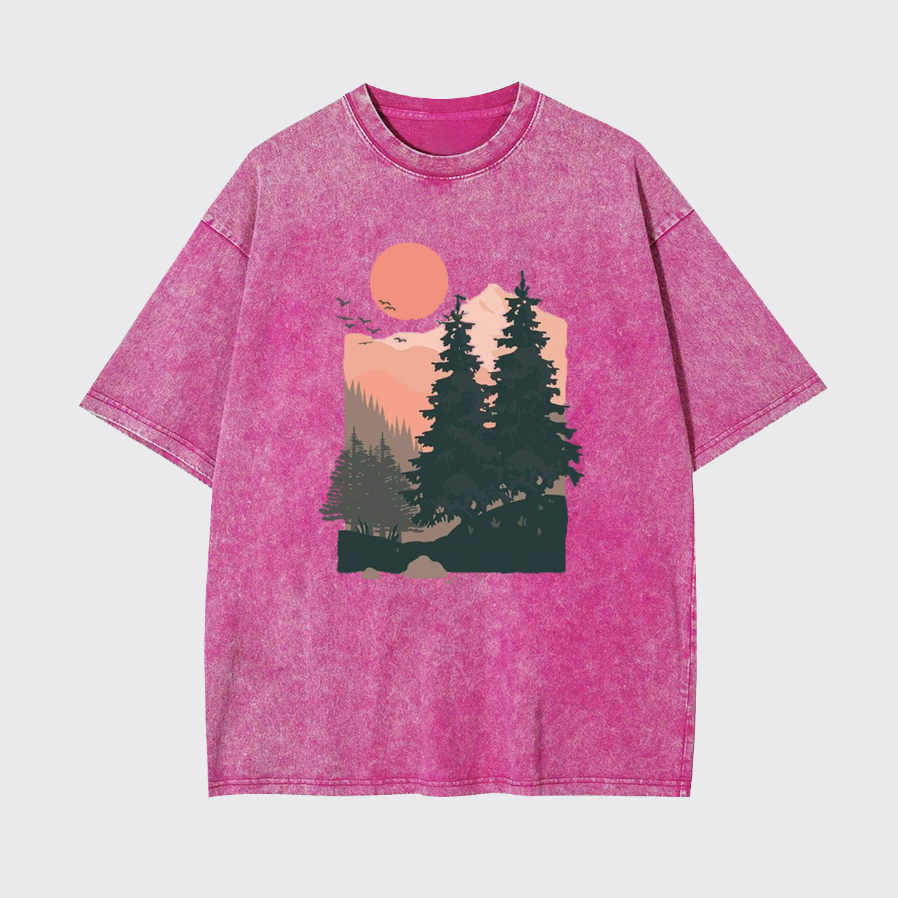 Sunset Pines Garment-dye Tees