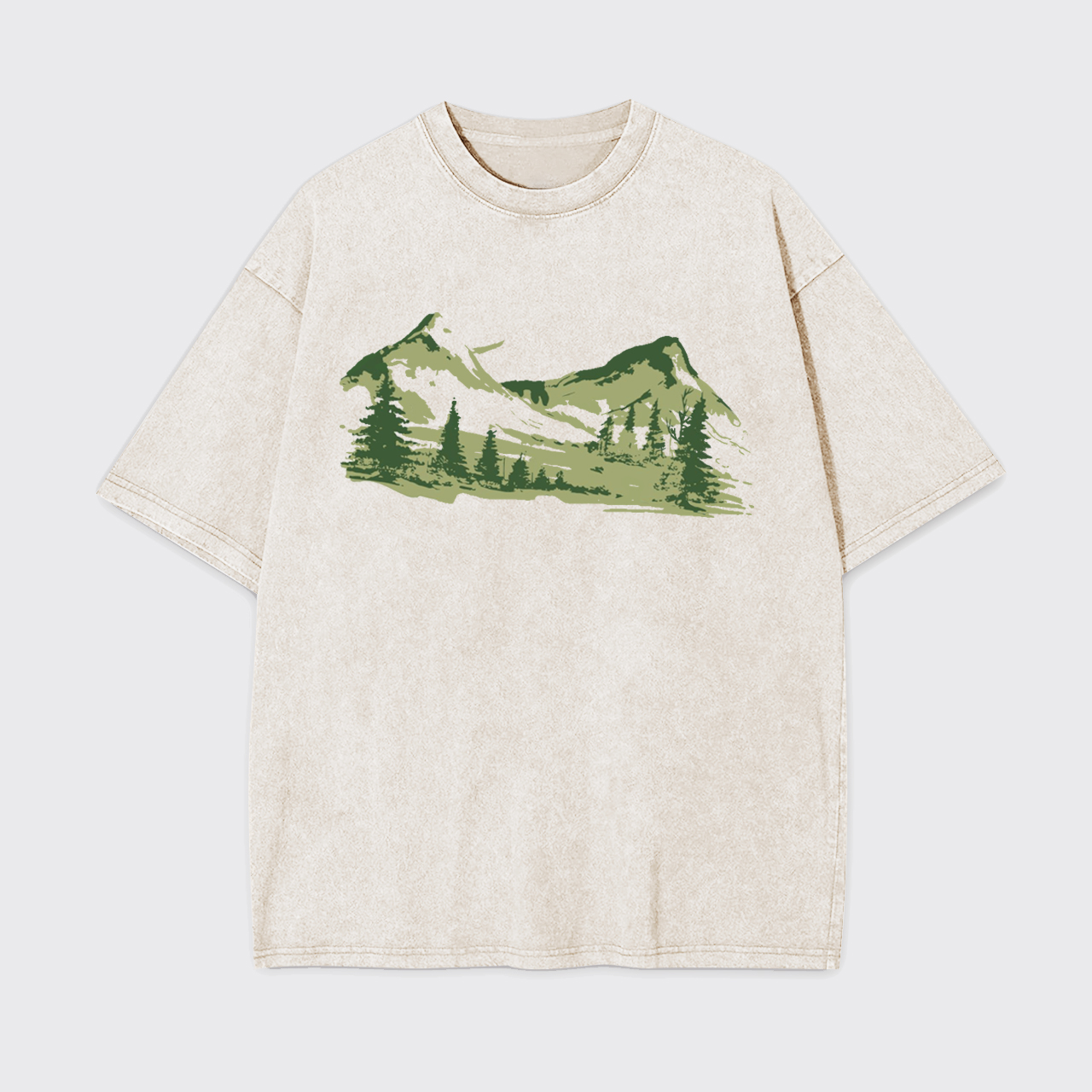 Mountain Range Adventure Garment-dye Tees