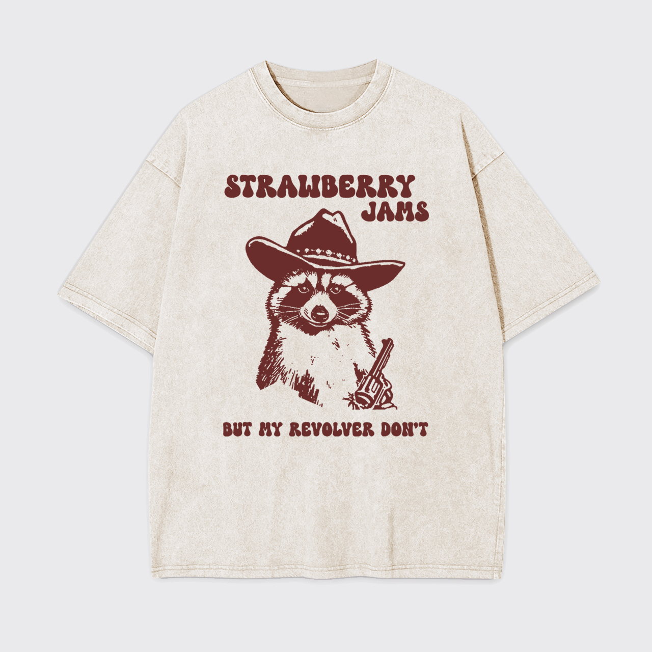 Strawberry Jams But My Revolver Don't Garment-dye Tees