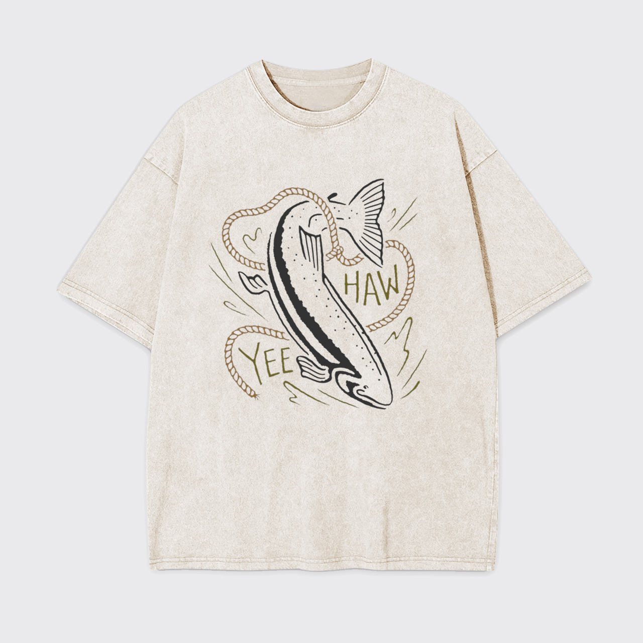 Ride the Wave Yee-Haw Garment-dye Tees