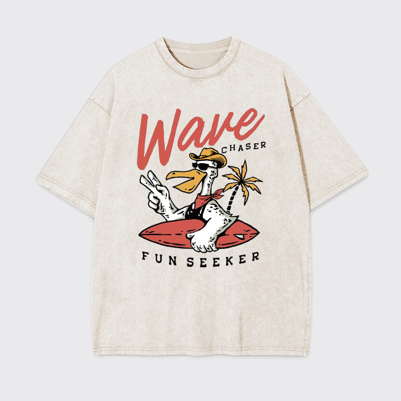 Wave Chaser Fun Seeker Garment-dye Tees