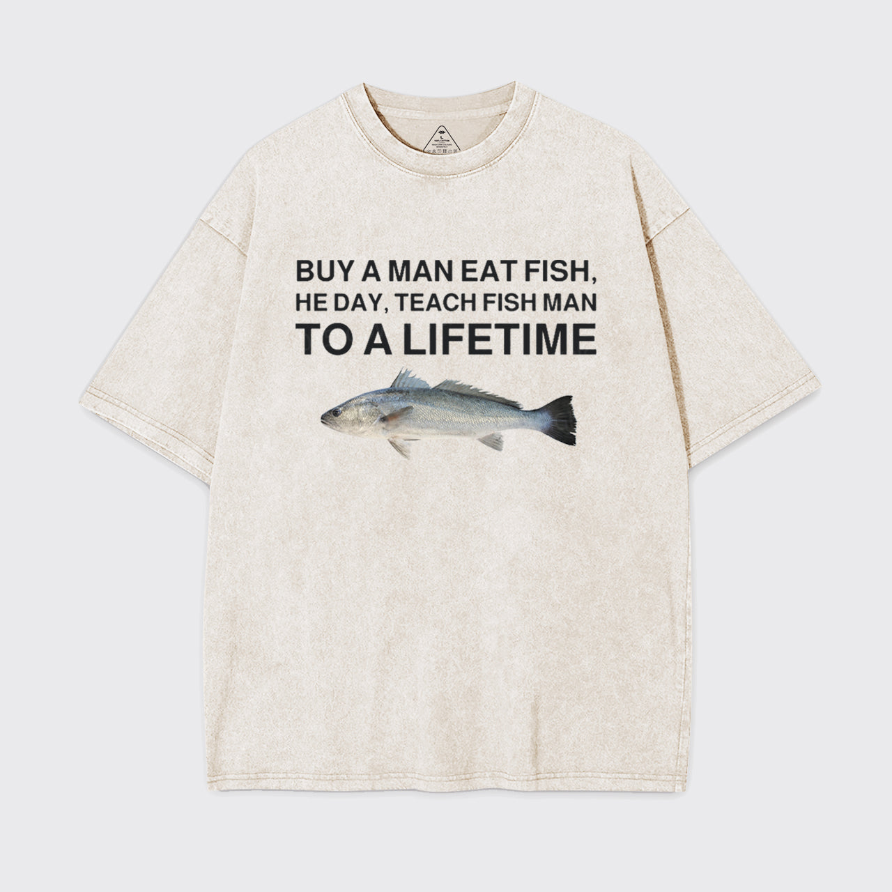 Buy A Man Eat Fish Garment-dye Tees