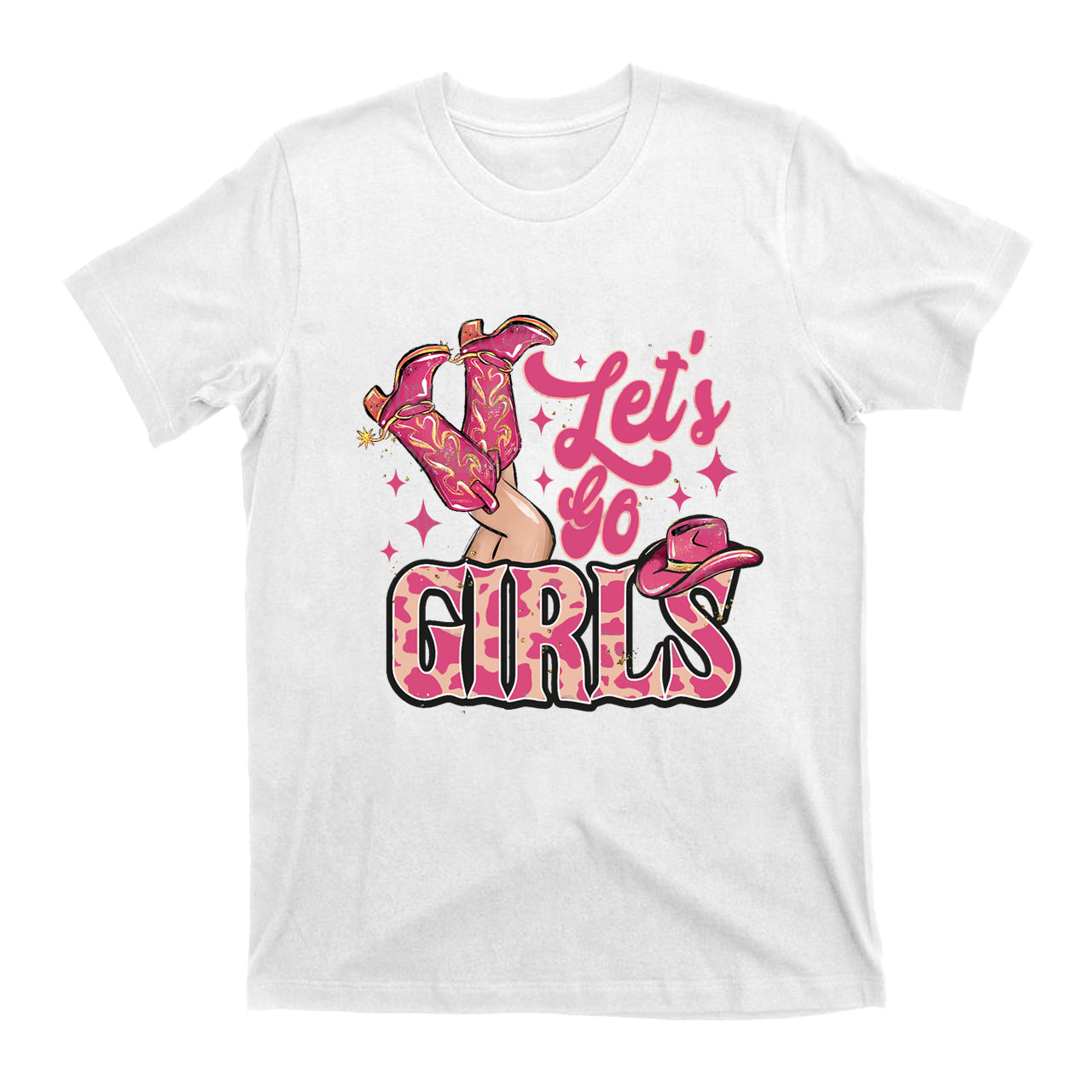 Let's Go Girls Westner Cowgirl  T-shirt