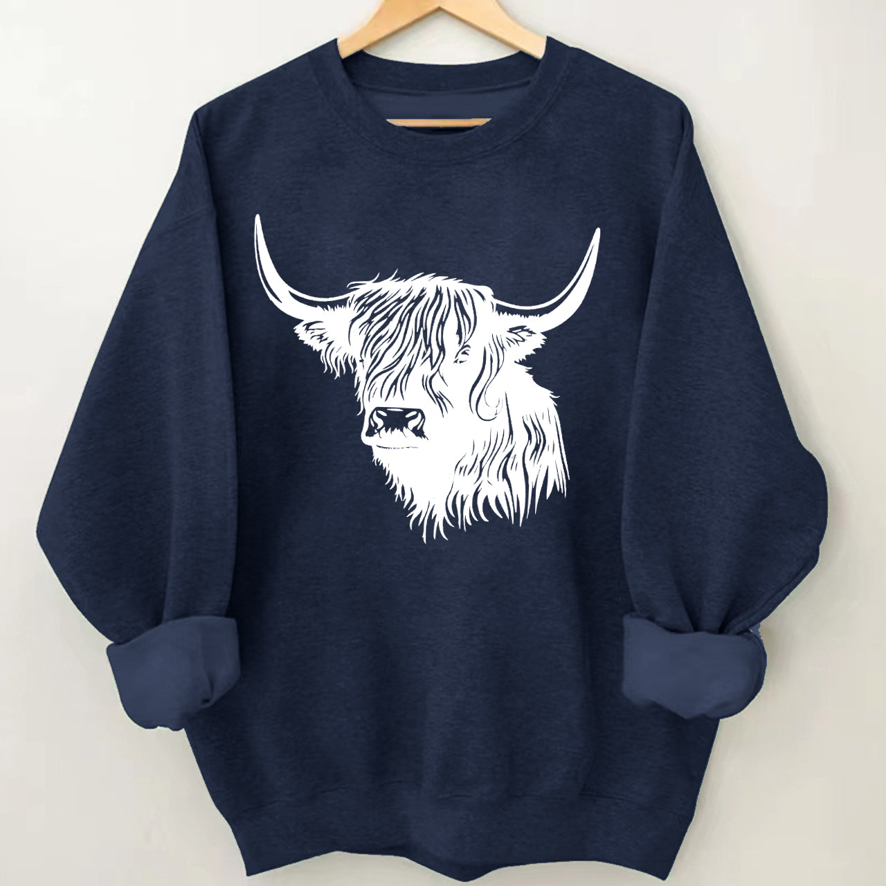 Free Sacred Highland Cow Sweatshirt