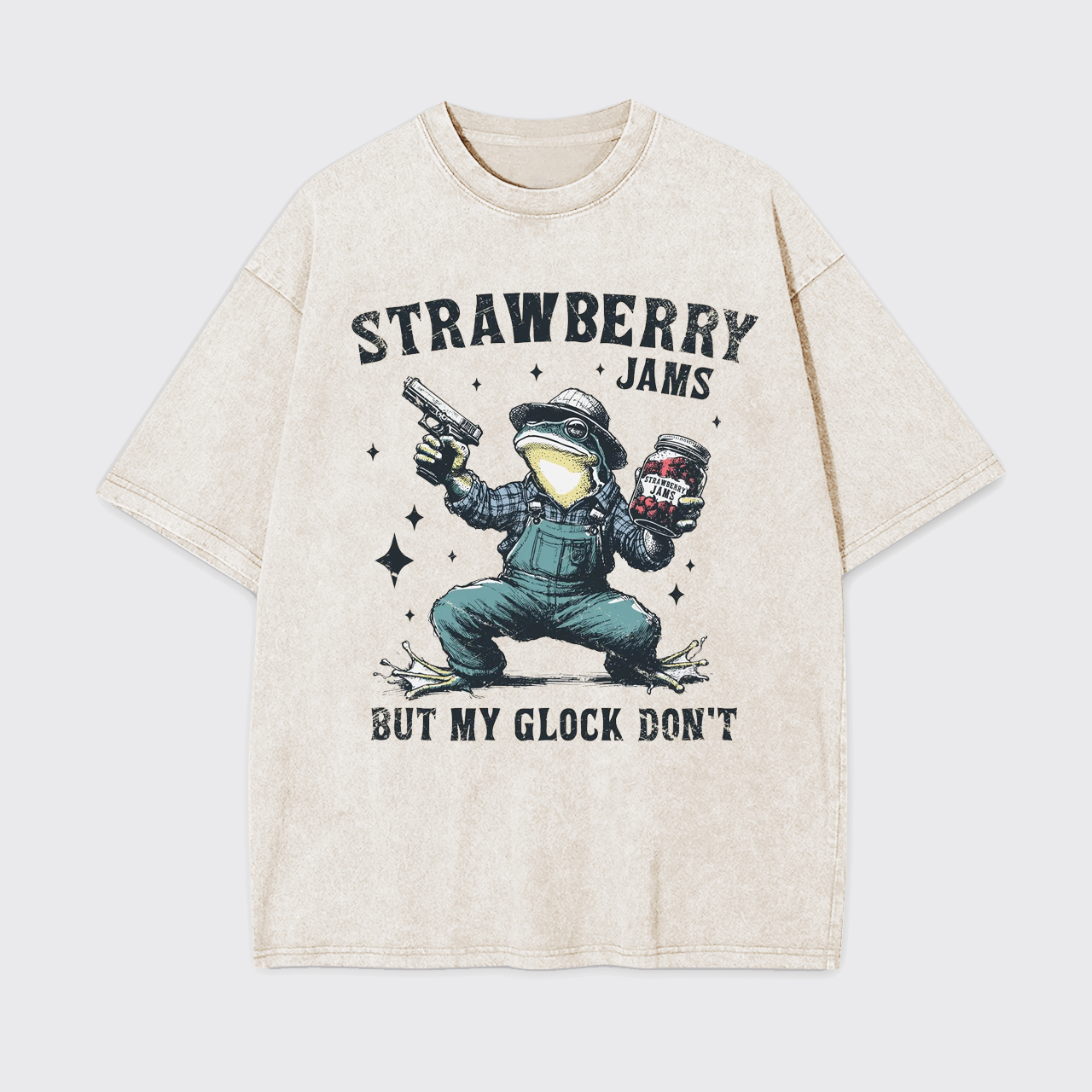 Sarcastic Strawberry Jams Garment-dye Tees