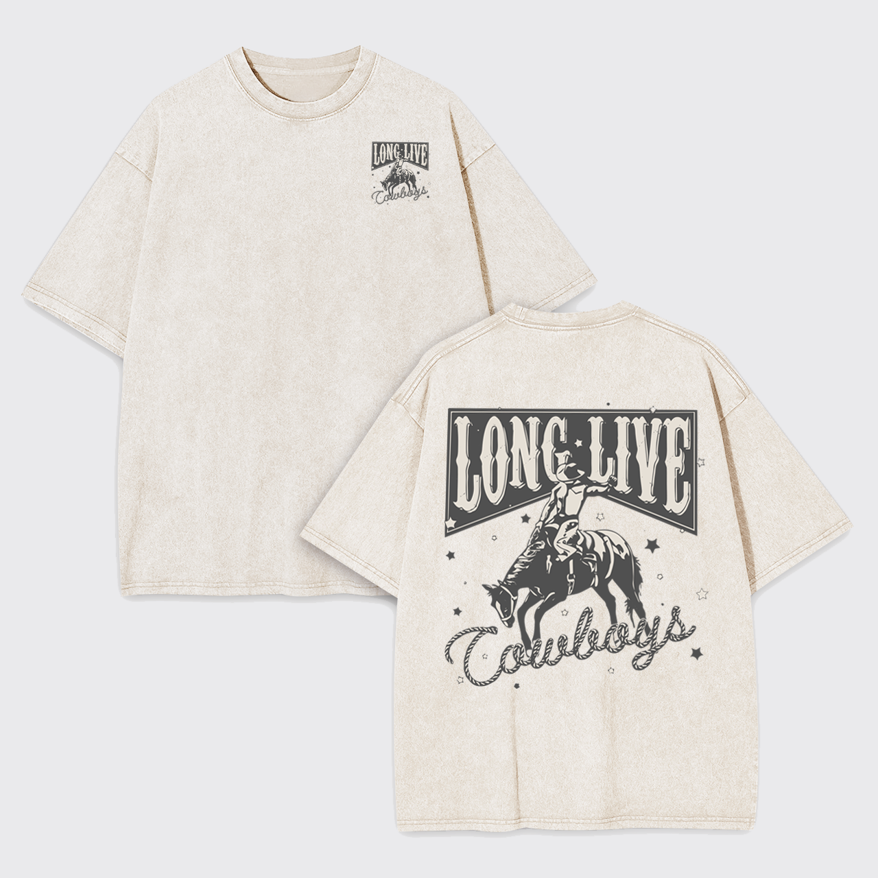 Long Live Cowboy Garment-dye Tees