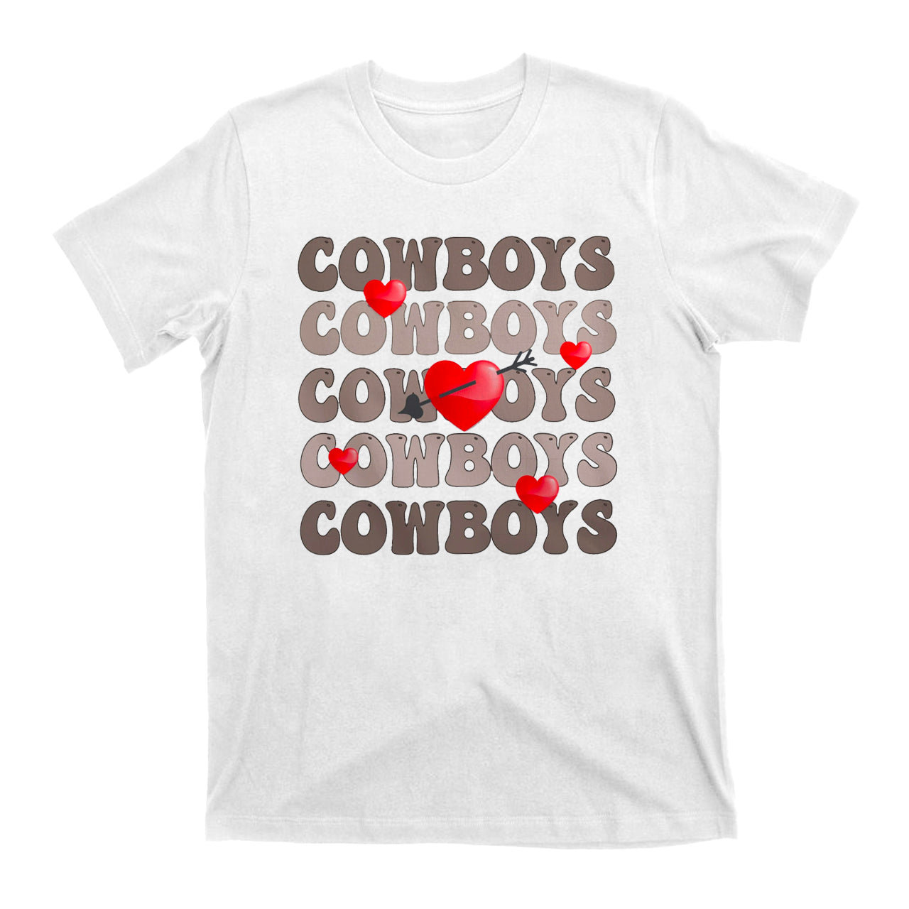 Howdy Cowboy Sweetheart Valentine  T-Shirts