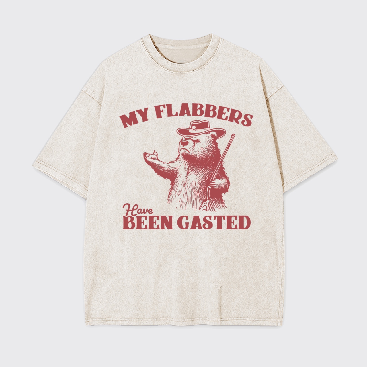 Dark Humer All of My Flabbers Are Gasted Garment-dye Tees