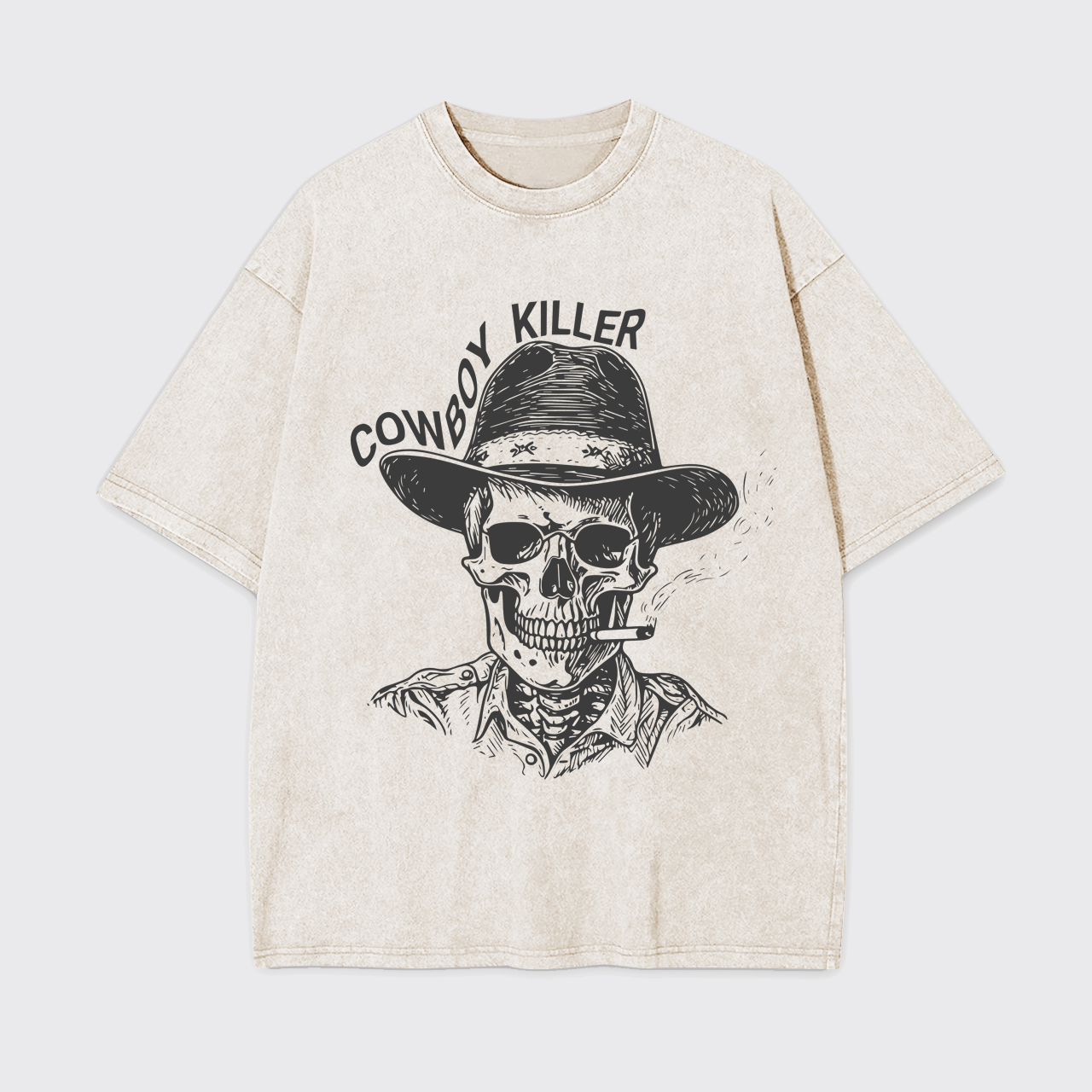 Vintage Cowboy Killer Garment-dye Tees