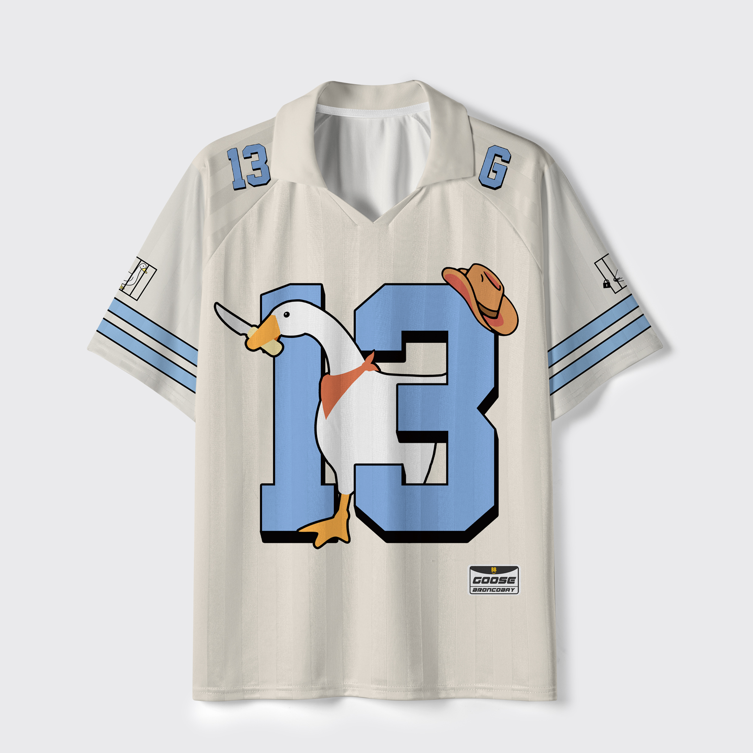 Personalized Silly Goose On The Loose Lapel Jersey