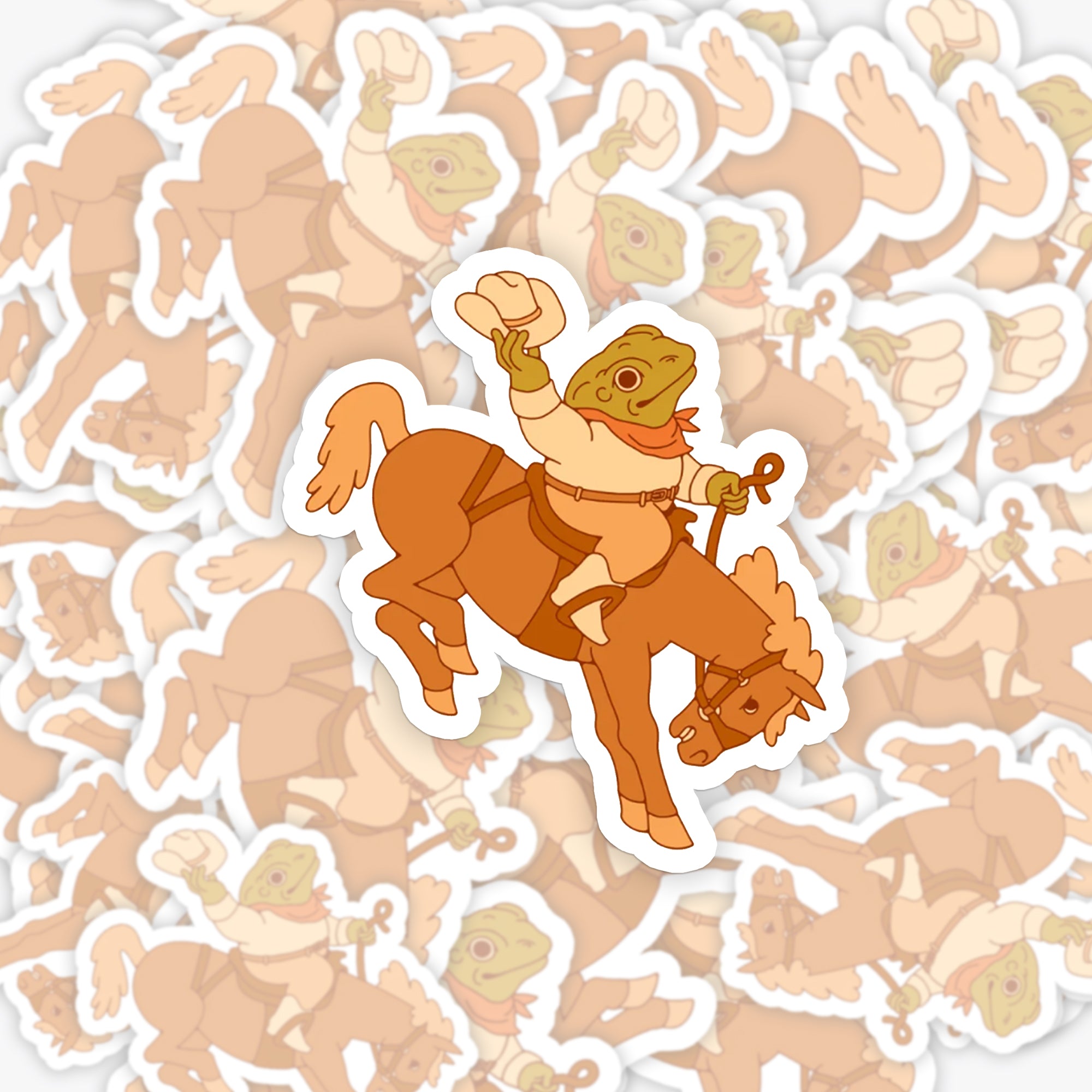 Cowboy Toad_Broncobay Sticker