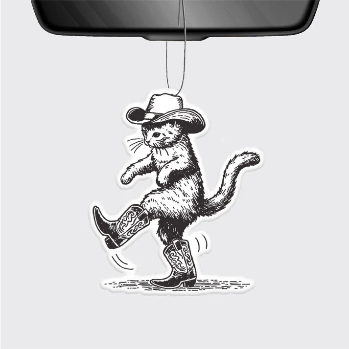 Cowboy Cat Looking For Fish_Broncobay Car Air Freshener