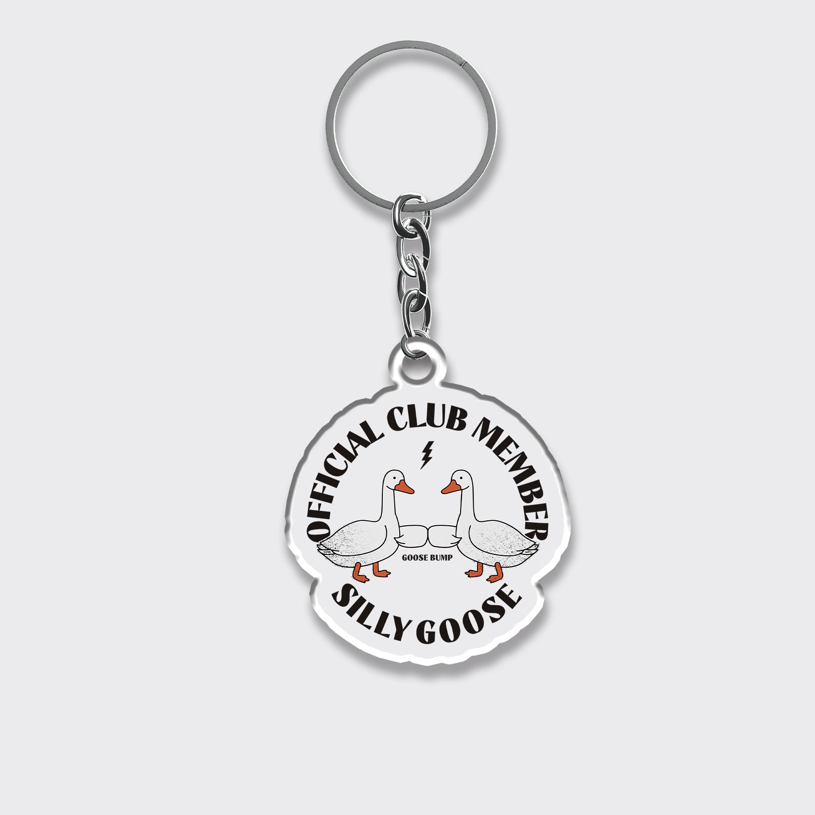 Goose Bump Club_Broncobay Keychain