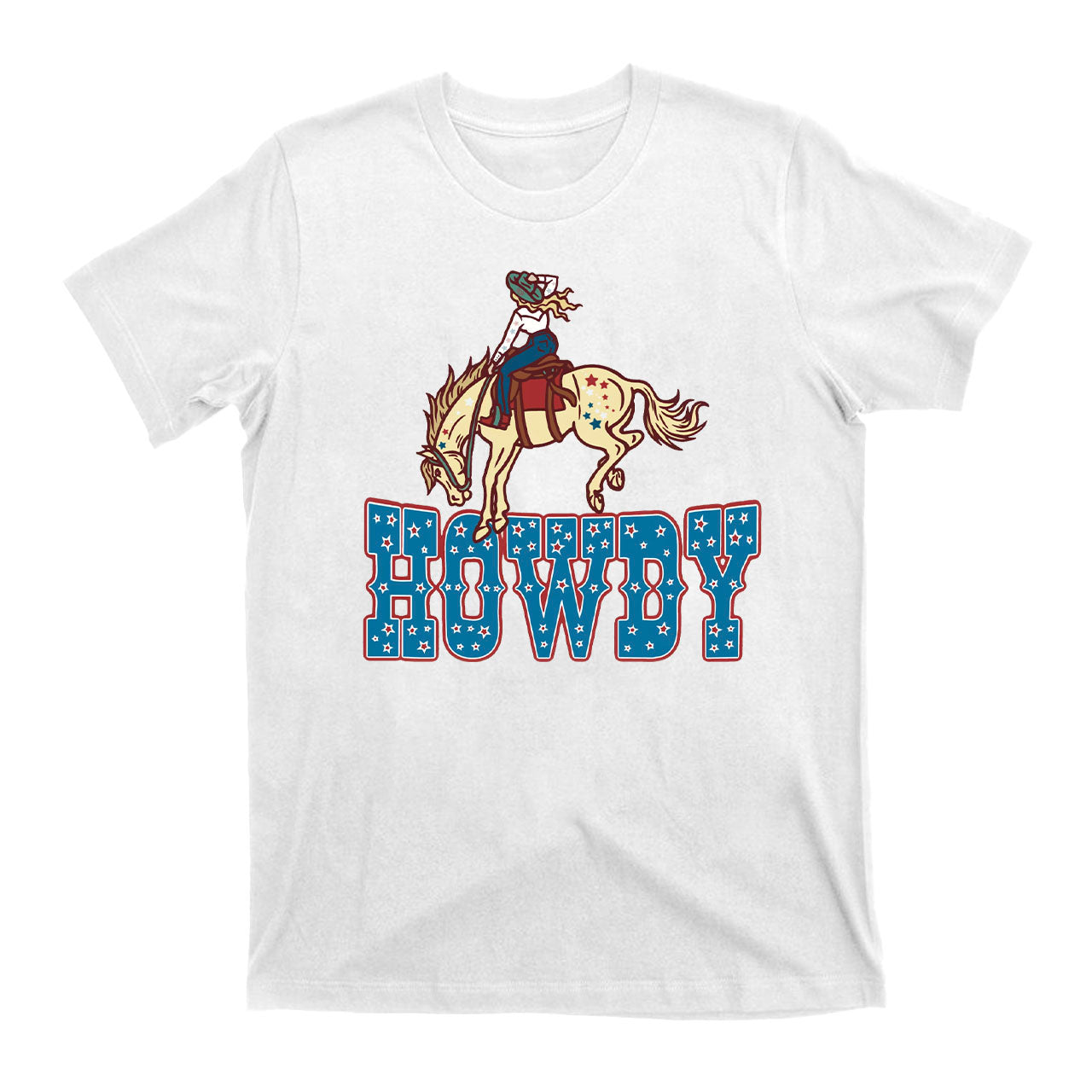 Howdy America Cowgirl Retro Cowboy T-Shirts