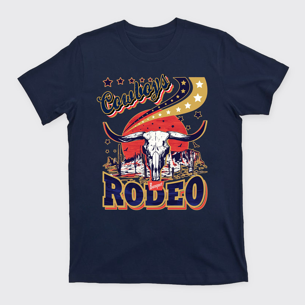 Cowboy Banquet Rodeo Western Country T-Shirts