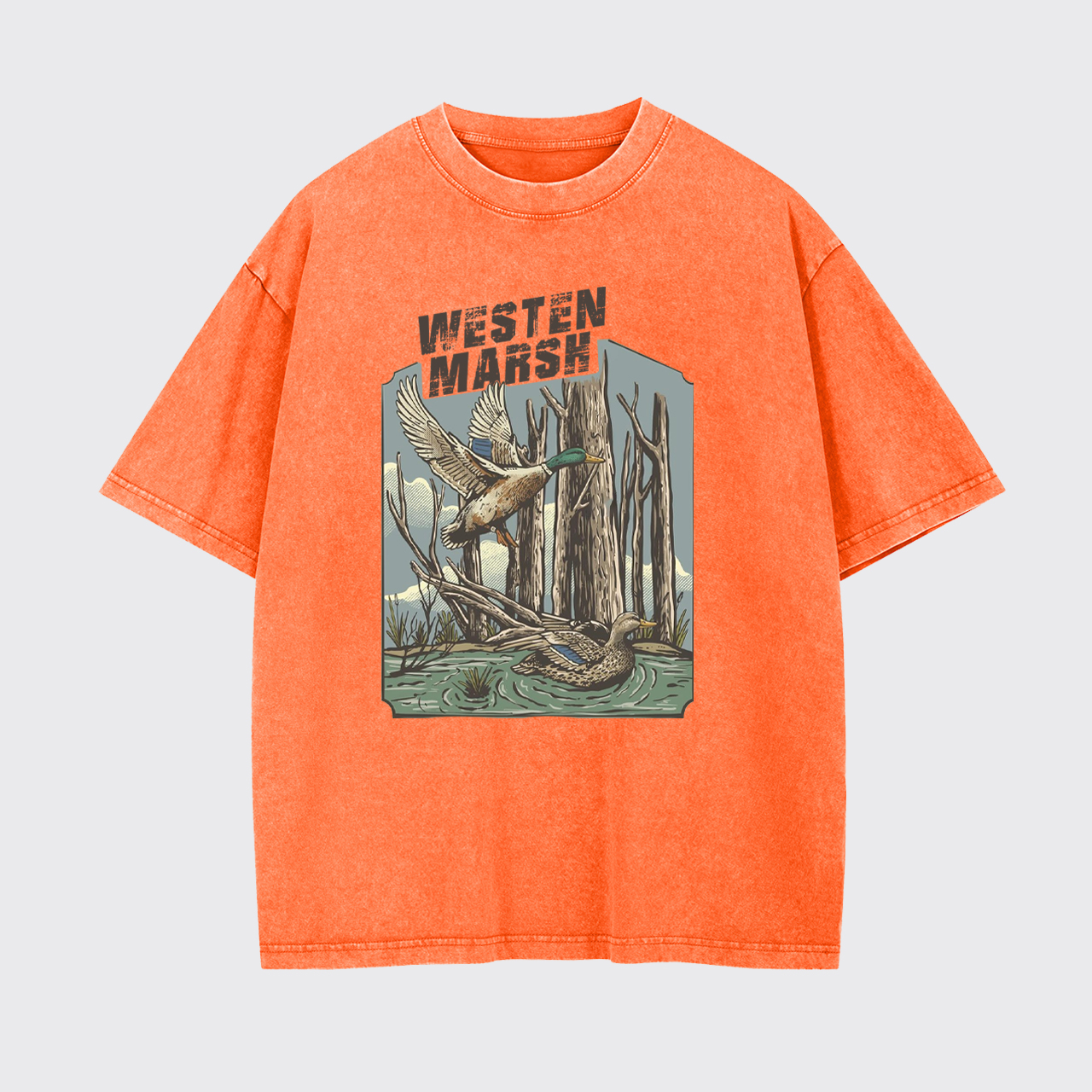 Western Marsh Wildlife Garment-dye Tees