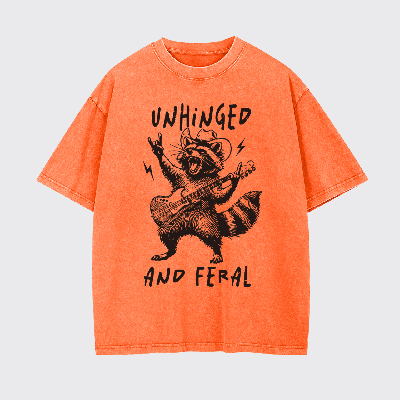 Unhinged And Feral Garment-dye Tees